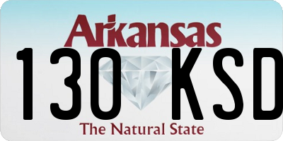 AR license plate 130KSD