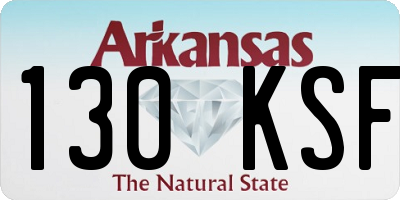 AR license plate 130KSF