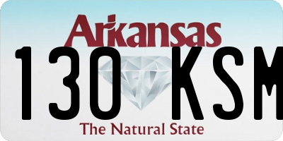 AR license plate 130KSM