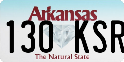 AR license plate 130KSR