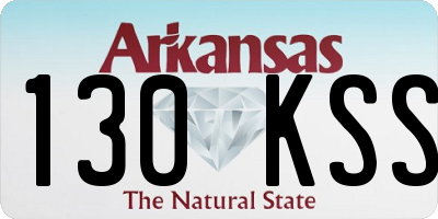 AR license plate 130KSS