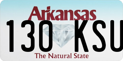 AR license plate 130KSU