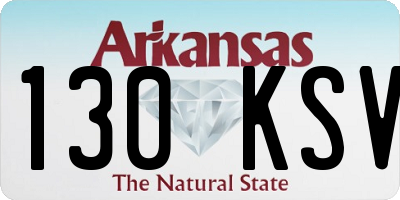 AR license plate 130KSV