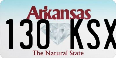 AR license plate 130KSX