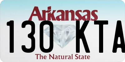 AR license plate 130KTA