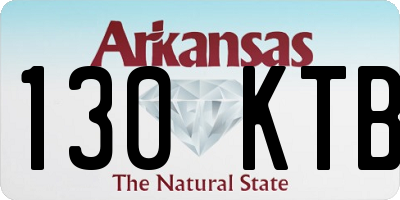 AR license plate 130KTB