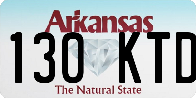 AR license plate 130KTD