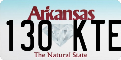 AR license plate 130KTE