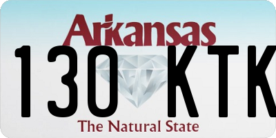 AR license plate 130KTK