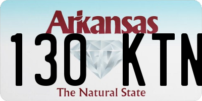 AR license plate 130KTN