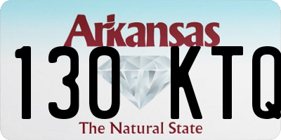 AR license plate 130KTQ