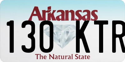 AR license plate 130KTR