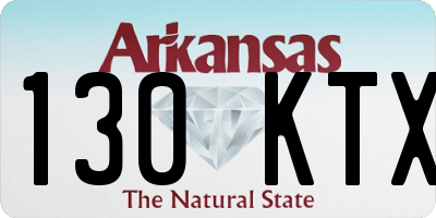 AR license plate 130KTX