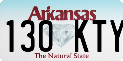 AR license plate 130KTY