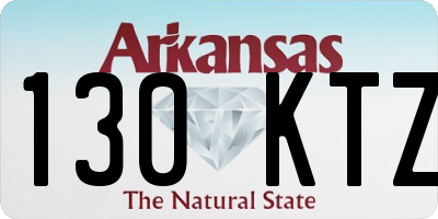 AR license plate 130KTZ