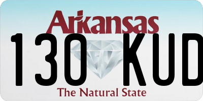 AR license plate 130KUD