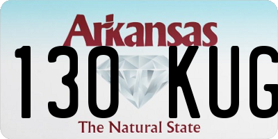 AR license plate 130KUG