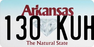 AR license plate 130KUH