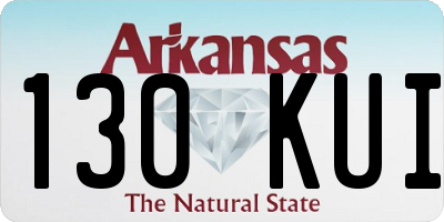 AR license plate 130KUI