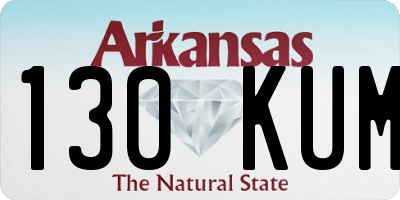 AR license plate 130KUM