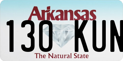 AR license plate 130KUN