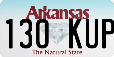 AR license plate 130KUP