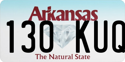 AR license plate 130KUQ