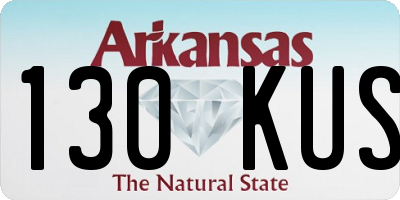 AR license plate 130KUS