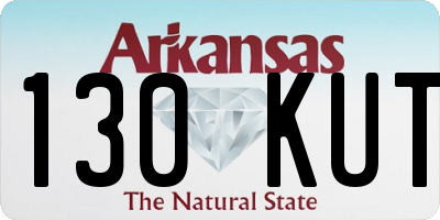 AR license plate 130KUT