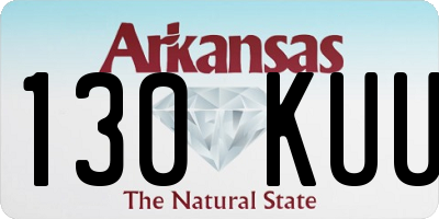AR license plate 130KUU