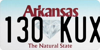 AR license plate 130KUX