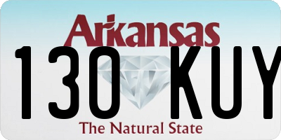 AR license plate 130KUY