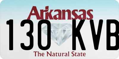 AR license plate 130KVB