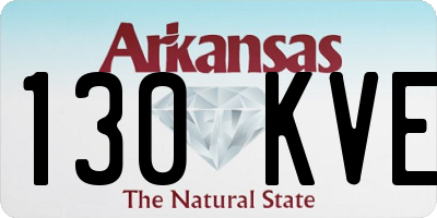 AR license plate 130KVE
