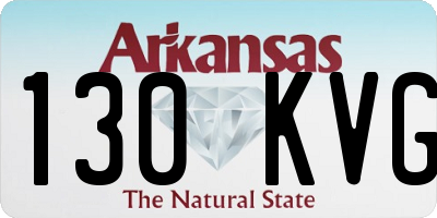 AR license plate 130KVG