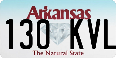 AR license plate 130KVL
