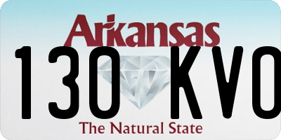 AR license plate 130KVO