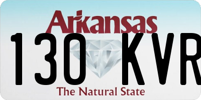 AR license plate 130KVR