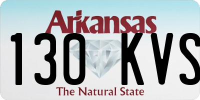 AR license plate 130KVS