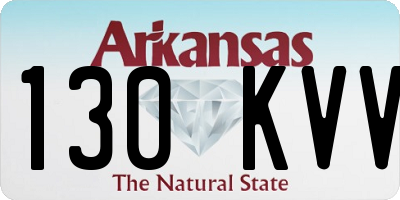 AR license plate 130KVV