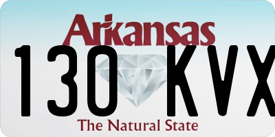 AR license plate 130KVX