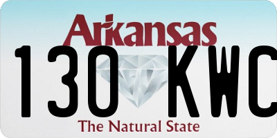 AR license plate 130KWC