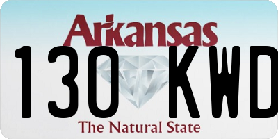 AR license plate 130KWD