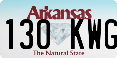 AR license plate 130KWG