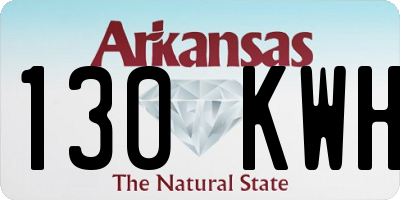 AR license plate 130KWH