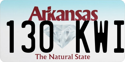 AR license plate 130KWI