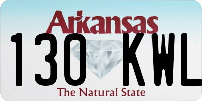 AR license plate 130KWL
