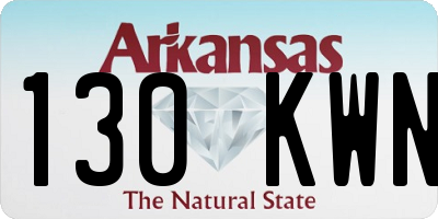 AR license plate 130KWN