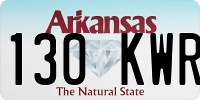 AR license plate 130KWR
