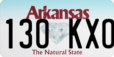AR license plate 130KXO